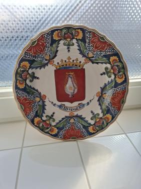 Makum wandbord van gemeemte Vlissingen