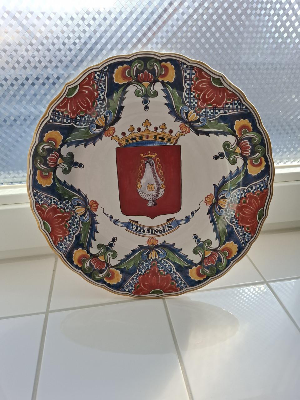 Makum wandbord van gemeemte Vlissingen