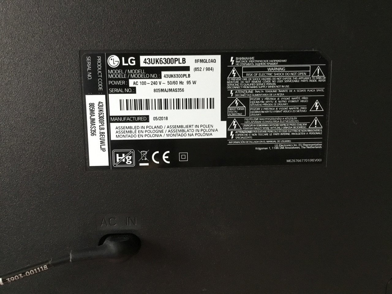 LG tv