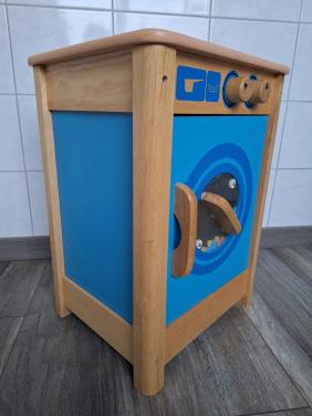 Houten wasmachine