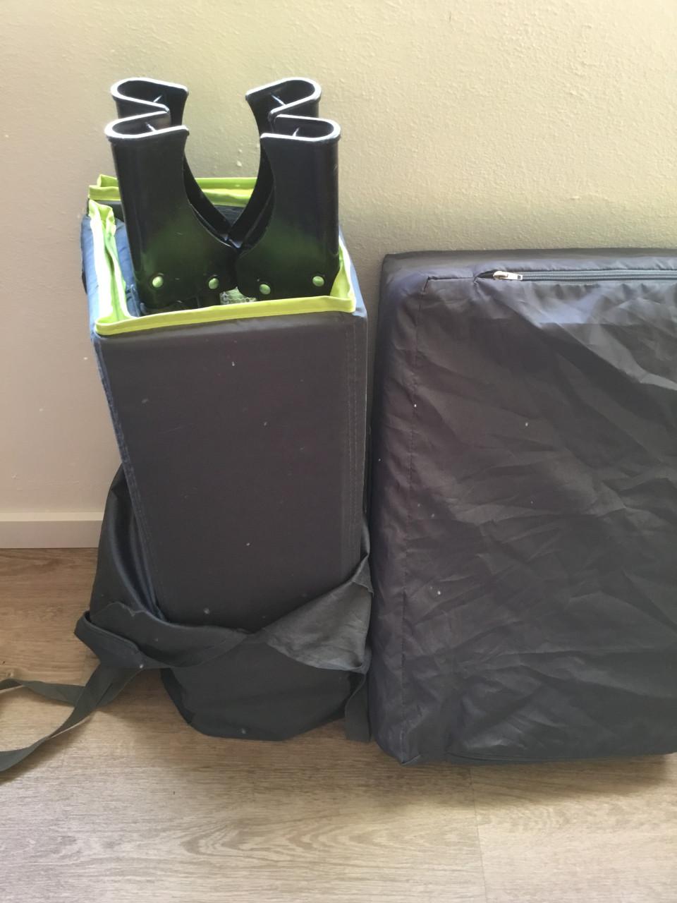 Campingbedje met extra matras(gratis)