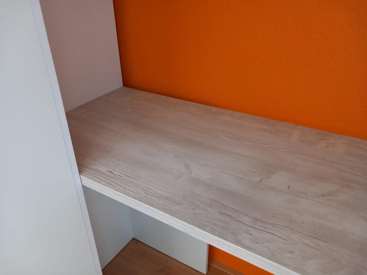 Trasman hoogslaper met kast en bureau