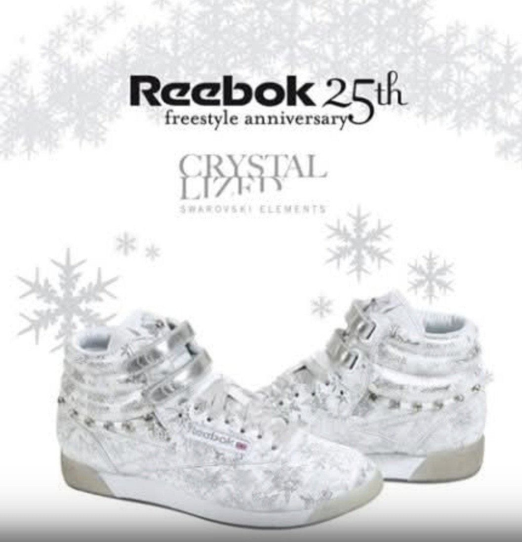 Reebok freestyle high Swarovski maat 38.5