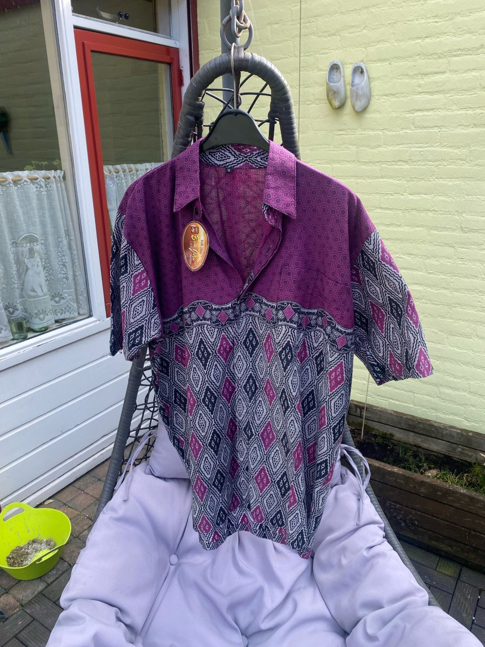 Heren blouse 💜🖤🩶