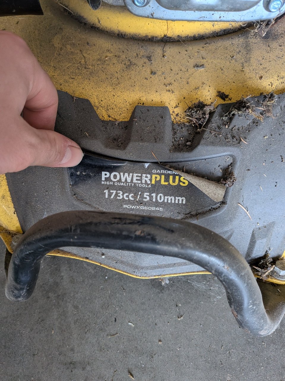 PowerPlus Grasmaaier met goede motor.