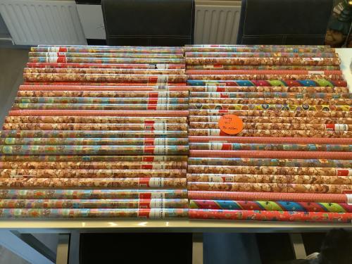 Partij Sinterklaas inpakpapier. ( partij 211)