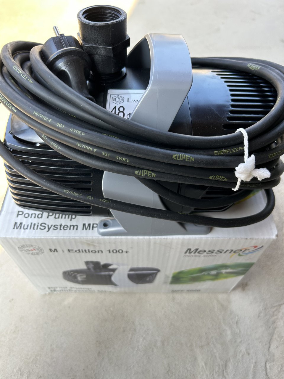 Te koop nieuw in doos Messner mpf 6000 sterke en zuinige Vijverpomp