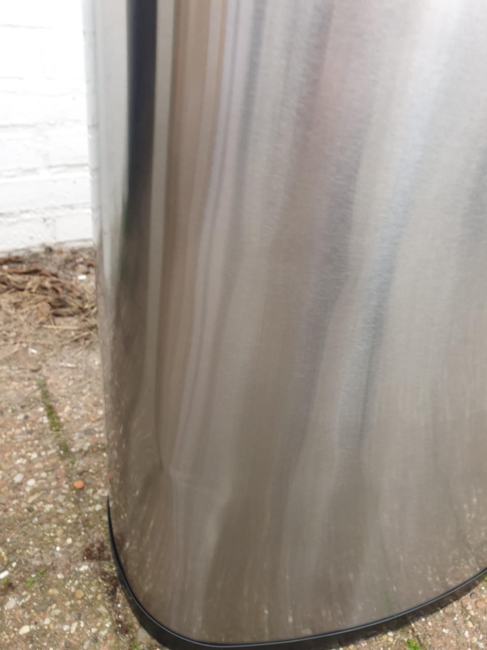 Bayt prullenbak met sensor – 60 L zilver | beschadigd