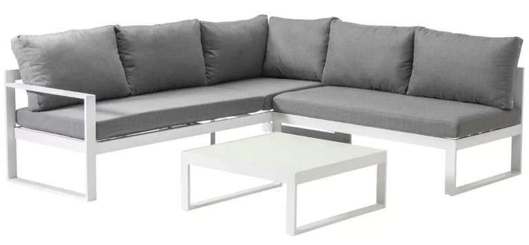 Luxe Aluminium Loungeset met Tafel nieuw in doos