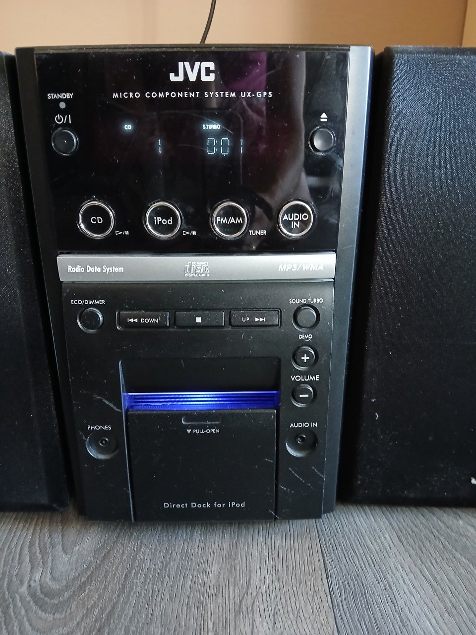 JVC 3-delige cd speler