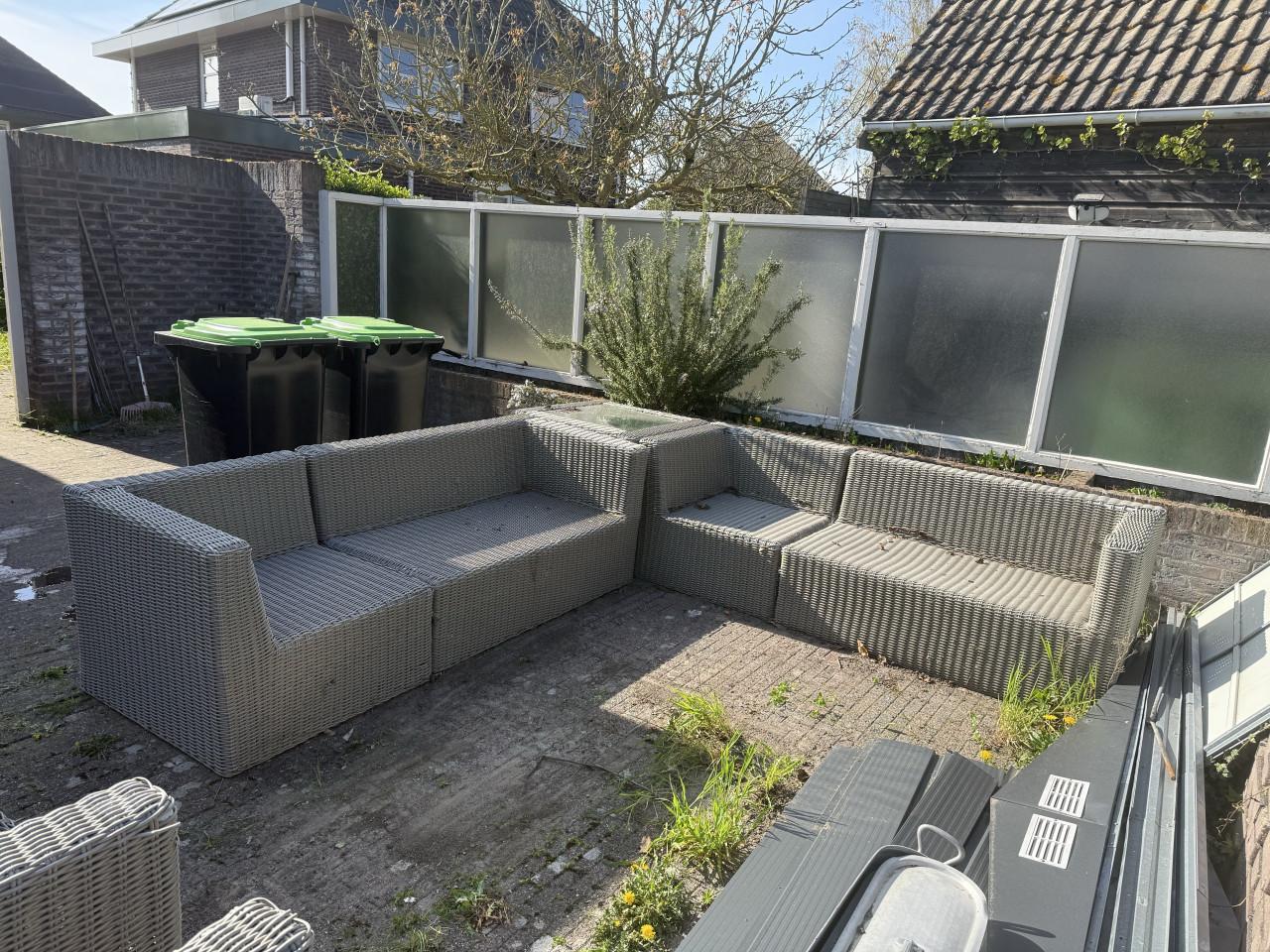 Loungeset zonder kussens