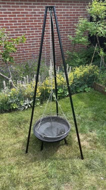 3 poot barbecue vuurkorf als nieuw