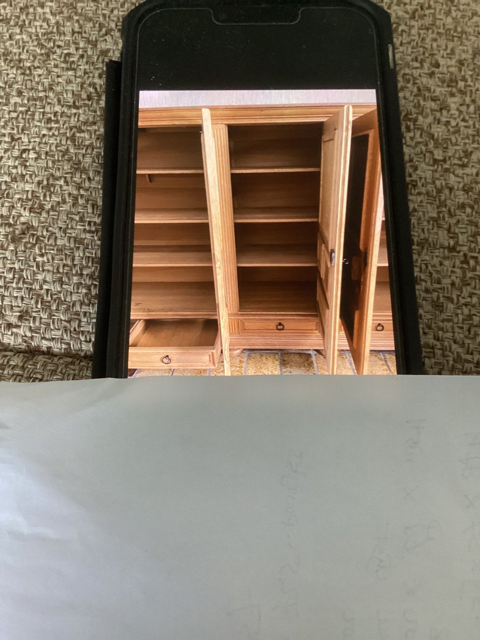 Te koop blank eiken buffetkast