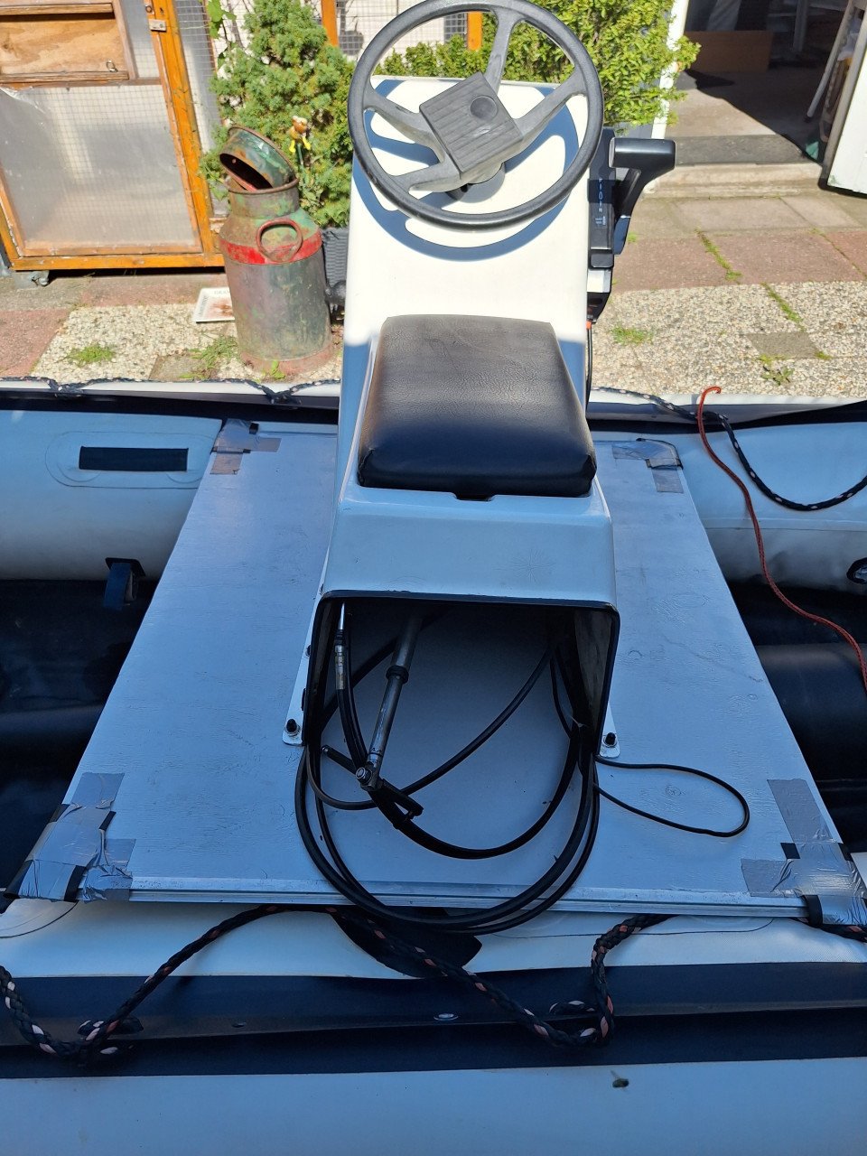 Stuurconsole compleet  eventueel yam rubberboot