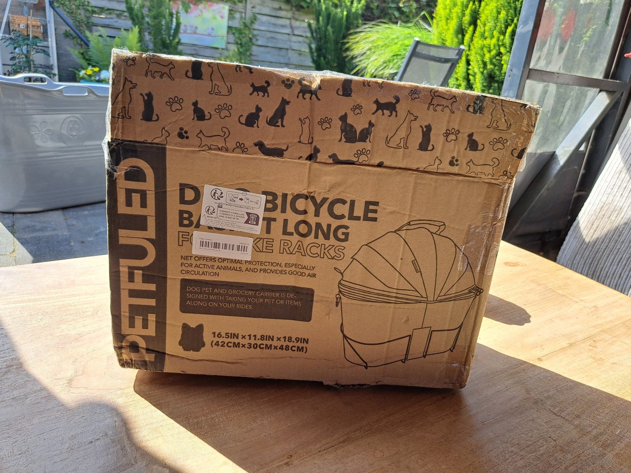 Honden fiets mand.( nieuw)