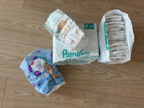 Luiers Pampers maat 5 en zwemluiers maat 4/5
