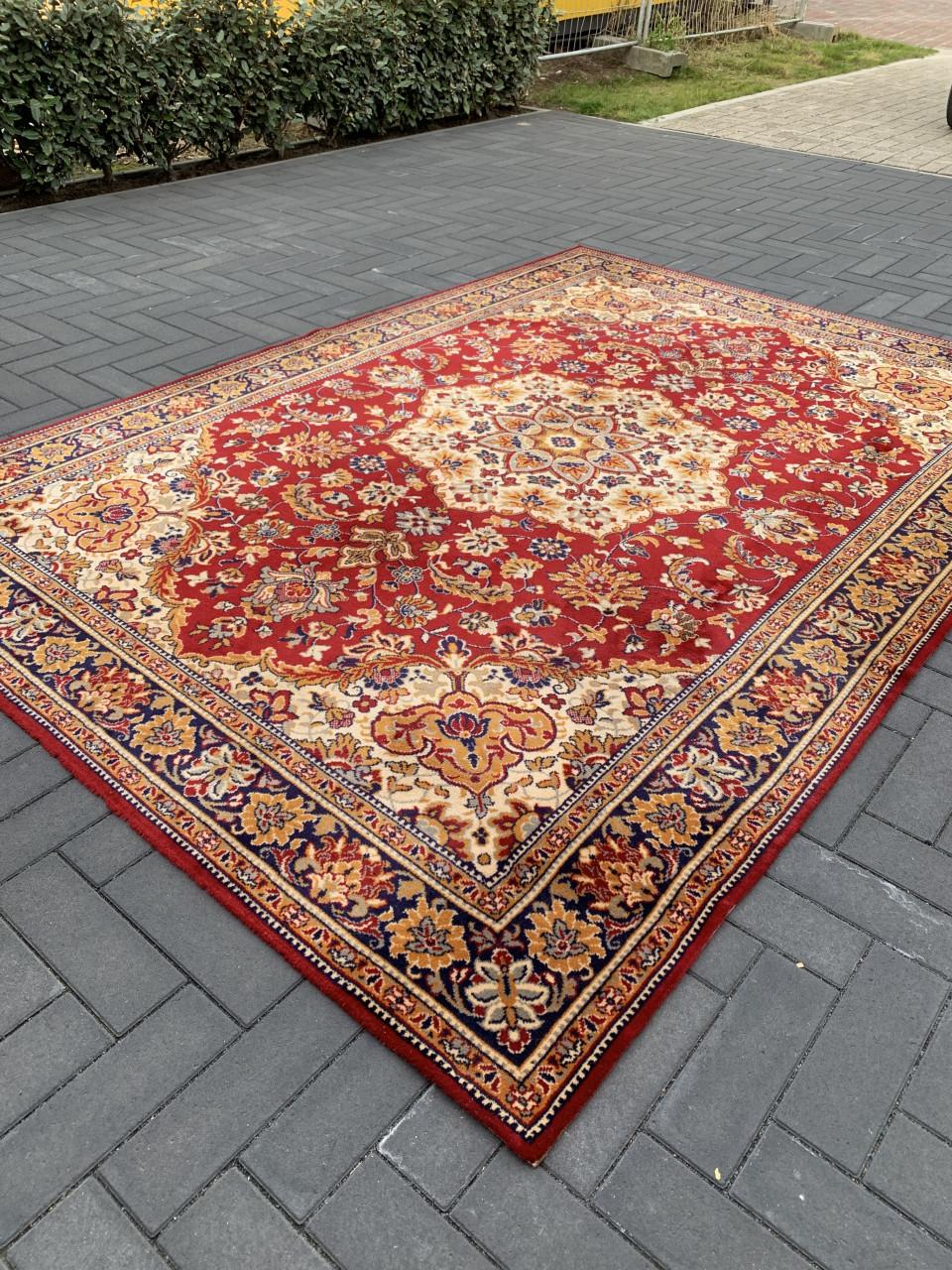 ❣️Super Leuk Kleurrijk Vintage Vloerkleed❣️Zuiver Scheerwol❣️