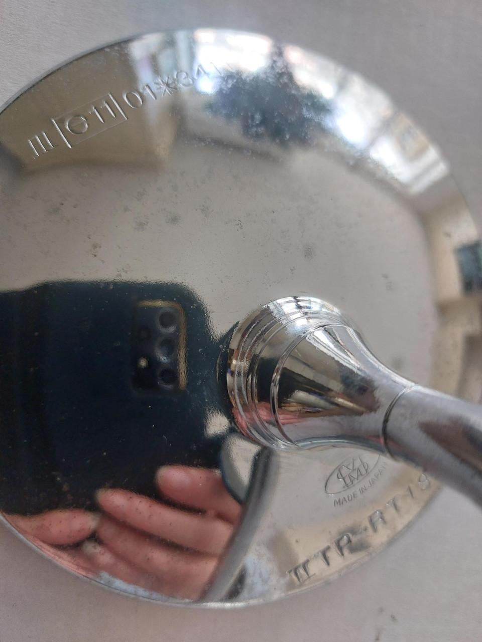 Originele vintage Honda Motor- of bromfietsspiegel