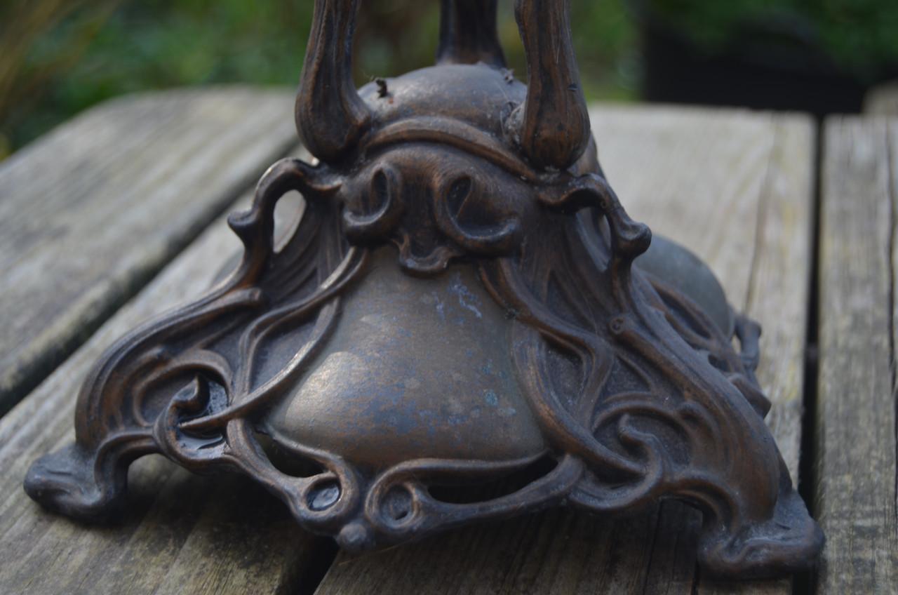 Art nouveau / Jugendstil lampevoet eind 19e eeuw.