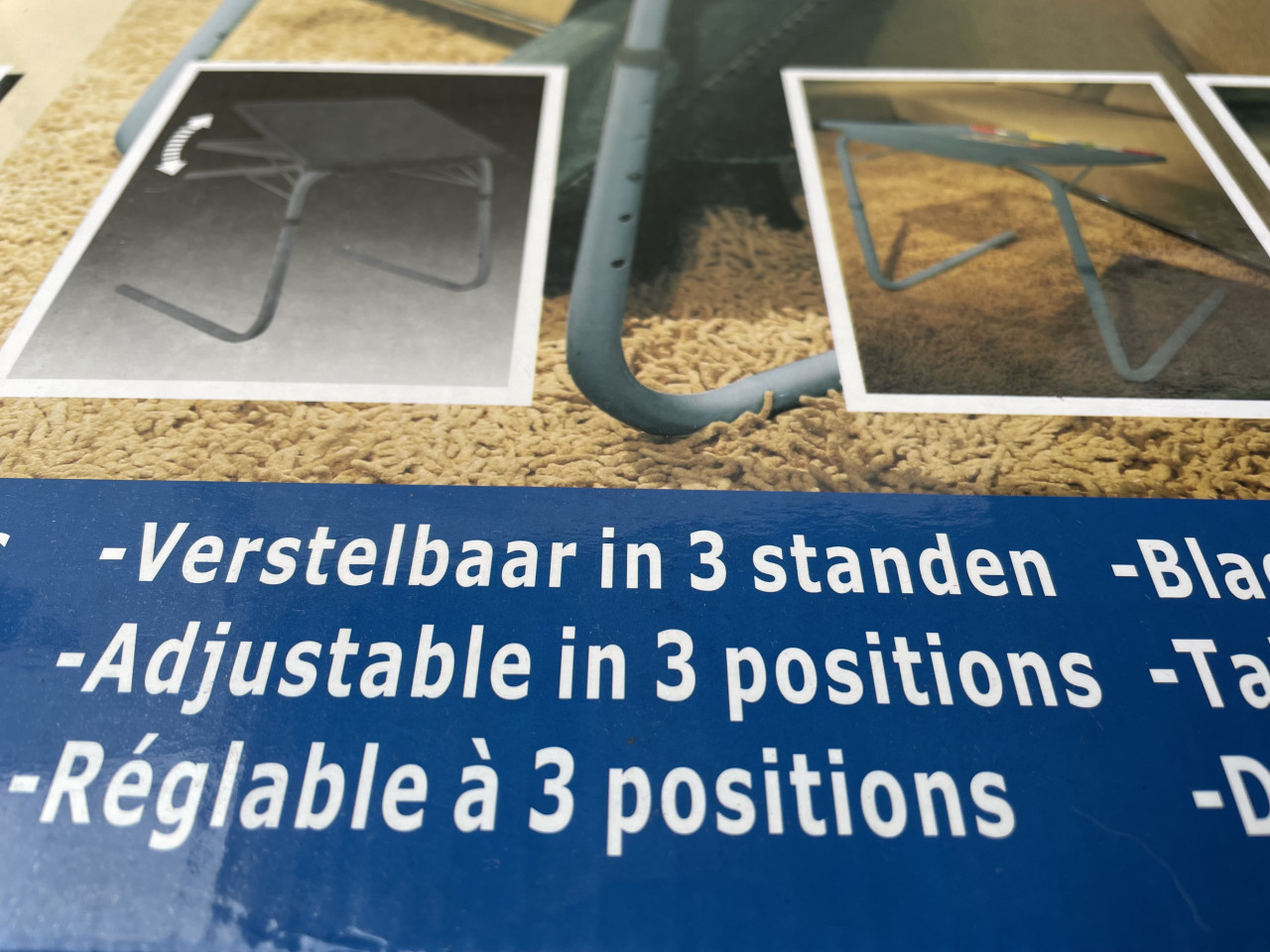 Multifunctionele bijzettafel - Bedtafel – Laptoptafel –