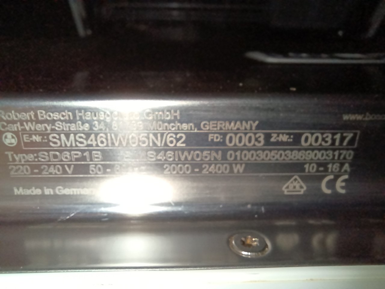 Bosch Exclusive vrijstaande vaatwasmachine
