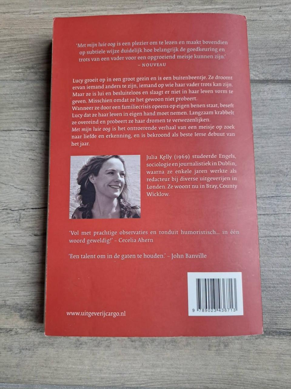 Roman Met mijn luie oog van Julia Kelly