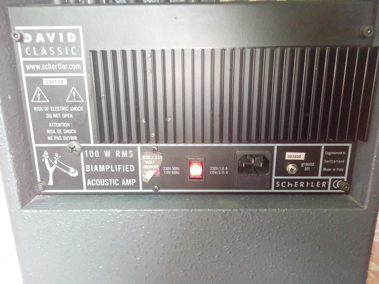 Akoestische gitaarversterker Schertler