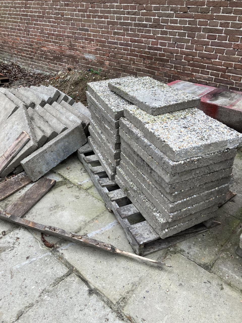 Gewassen grindtegels