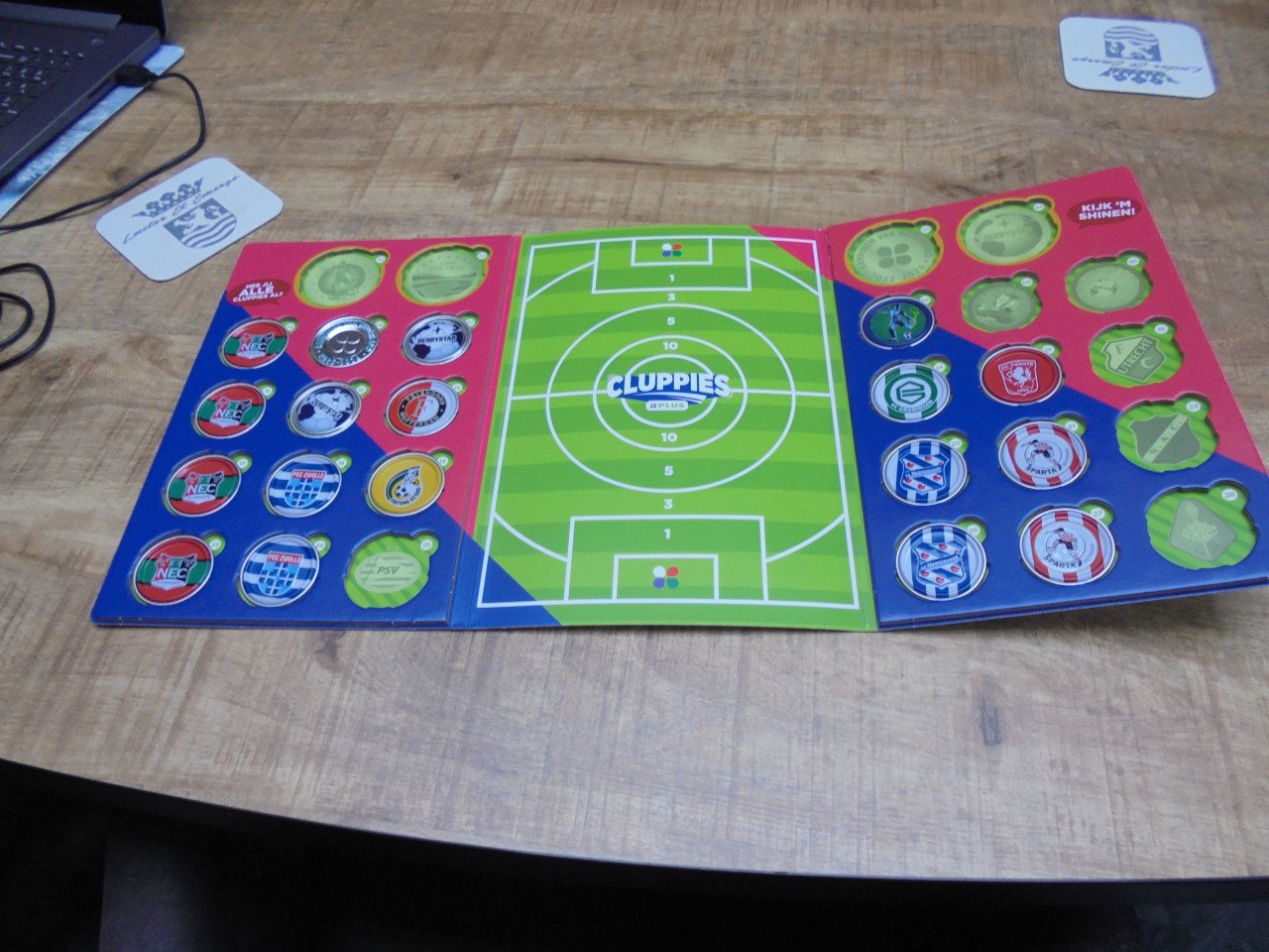 Cluppies album met schijfjes