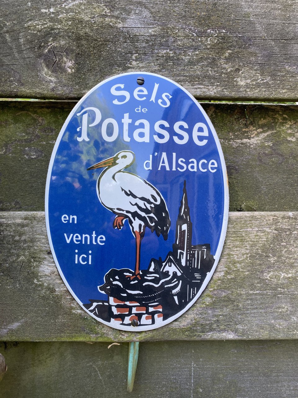 Emaille bord Potasse d,Alsace
