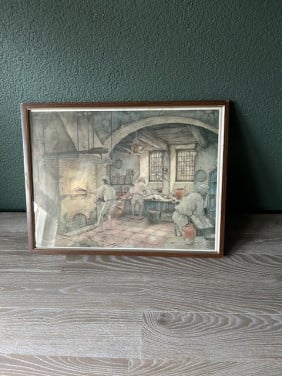 Anton Pieck prent
