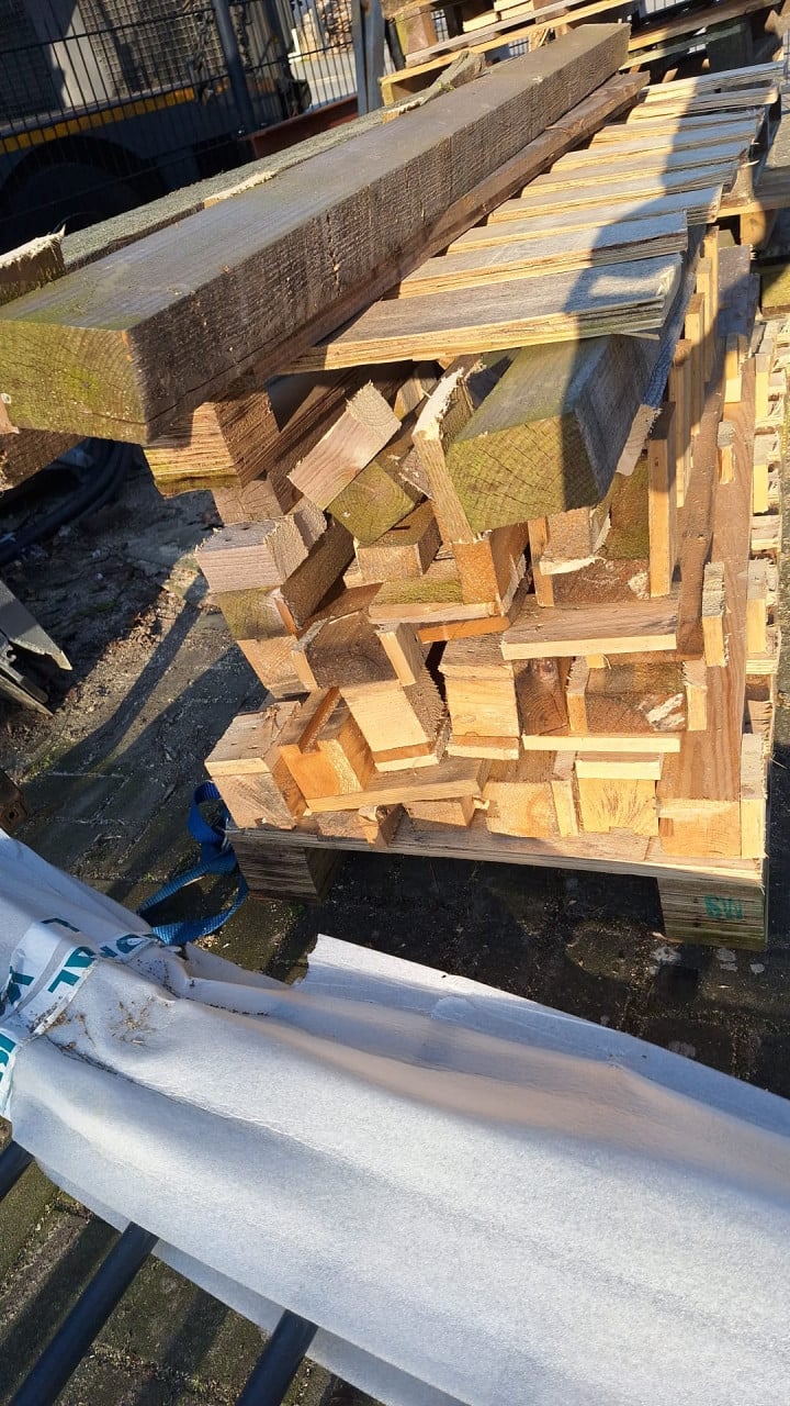 Pallet en resthout