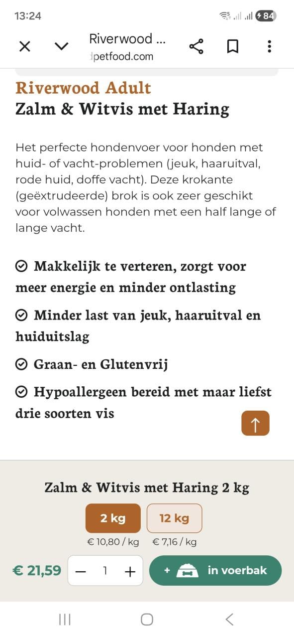 Hondenvoer Riverwood