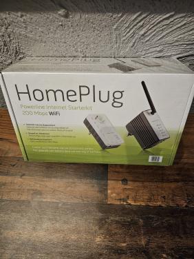 HomePlug Powerline Internet Starterkit 200 Mbps WiFi