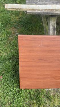 Houten plank bureau blad kemko