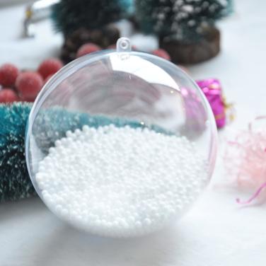 Transparante ballen 8cm en 10 cm