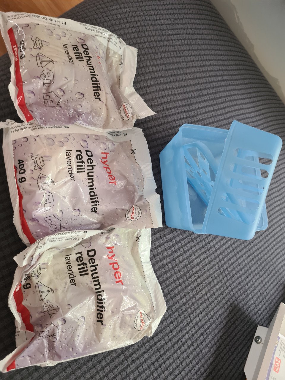 Vochtvreter met 3 zakken navulling