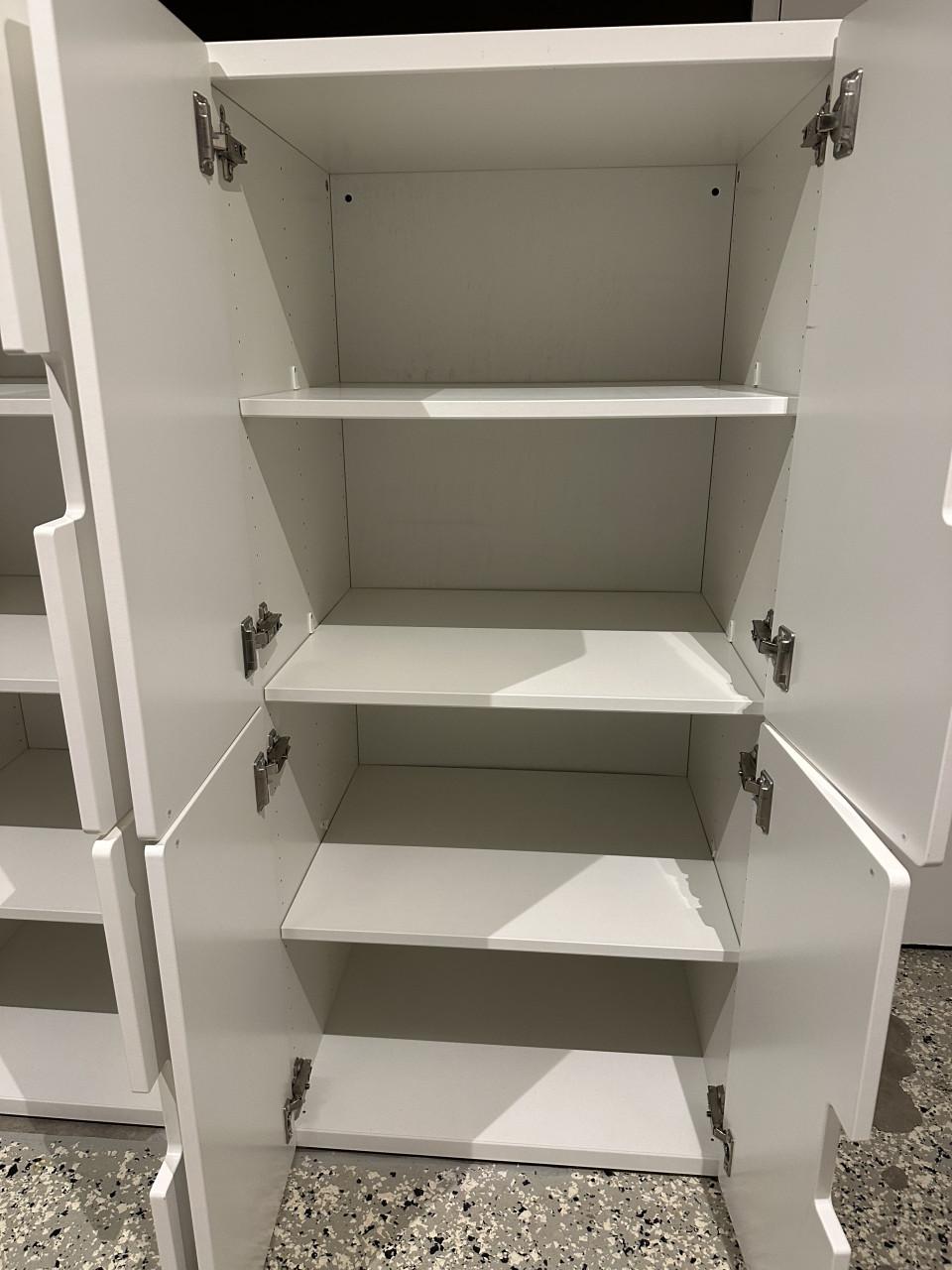 2 IKEA kasten, wit 130x60x50