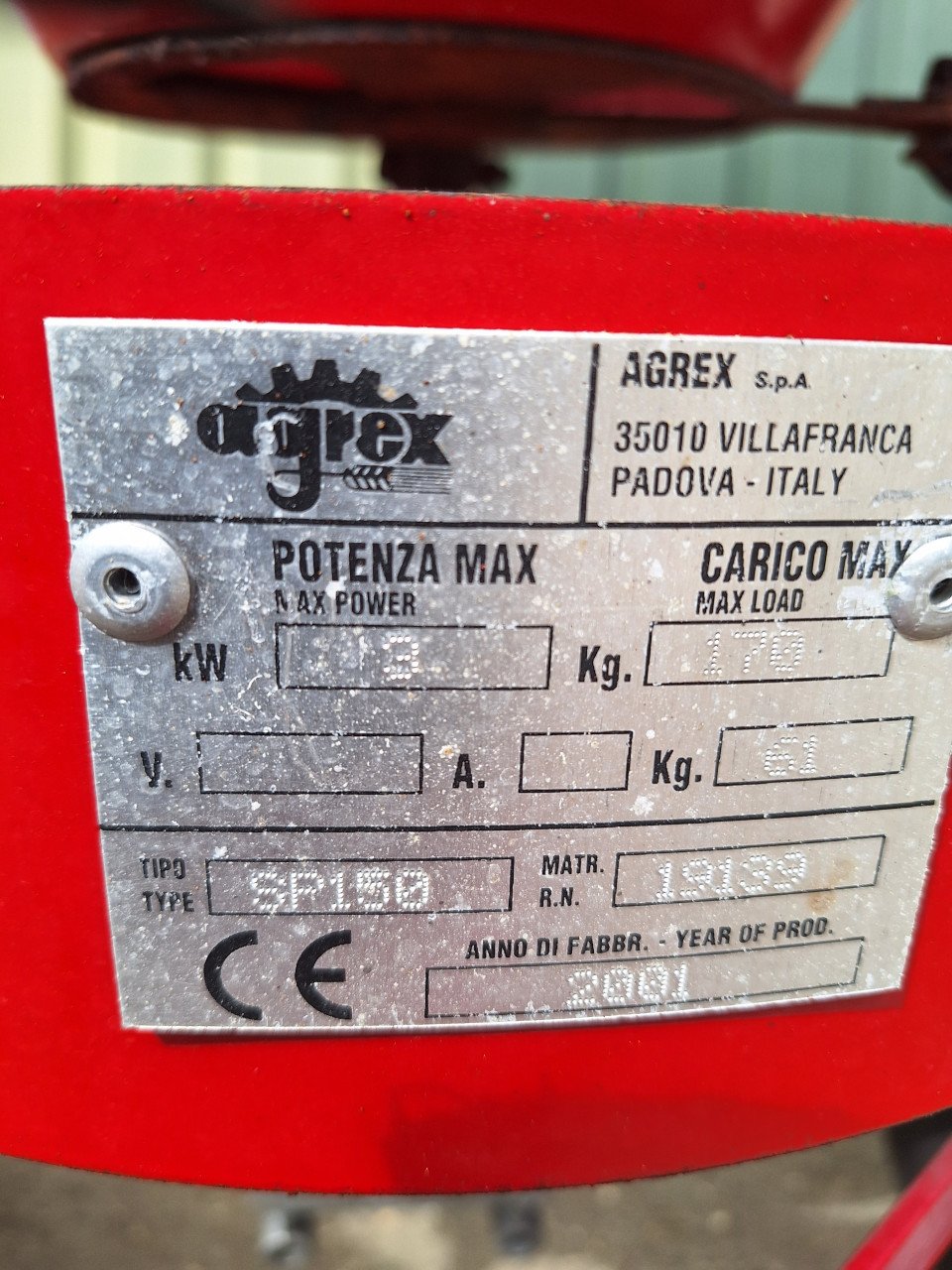Agrex SP 150 kunstmest strooier