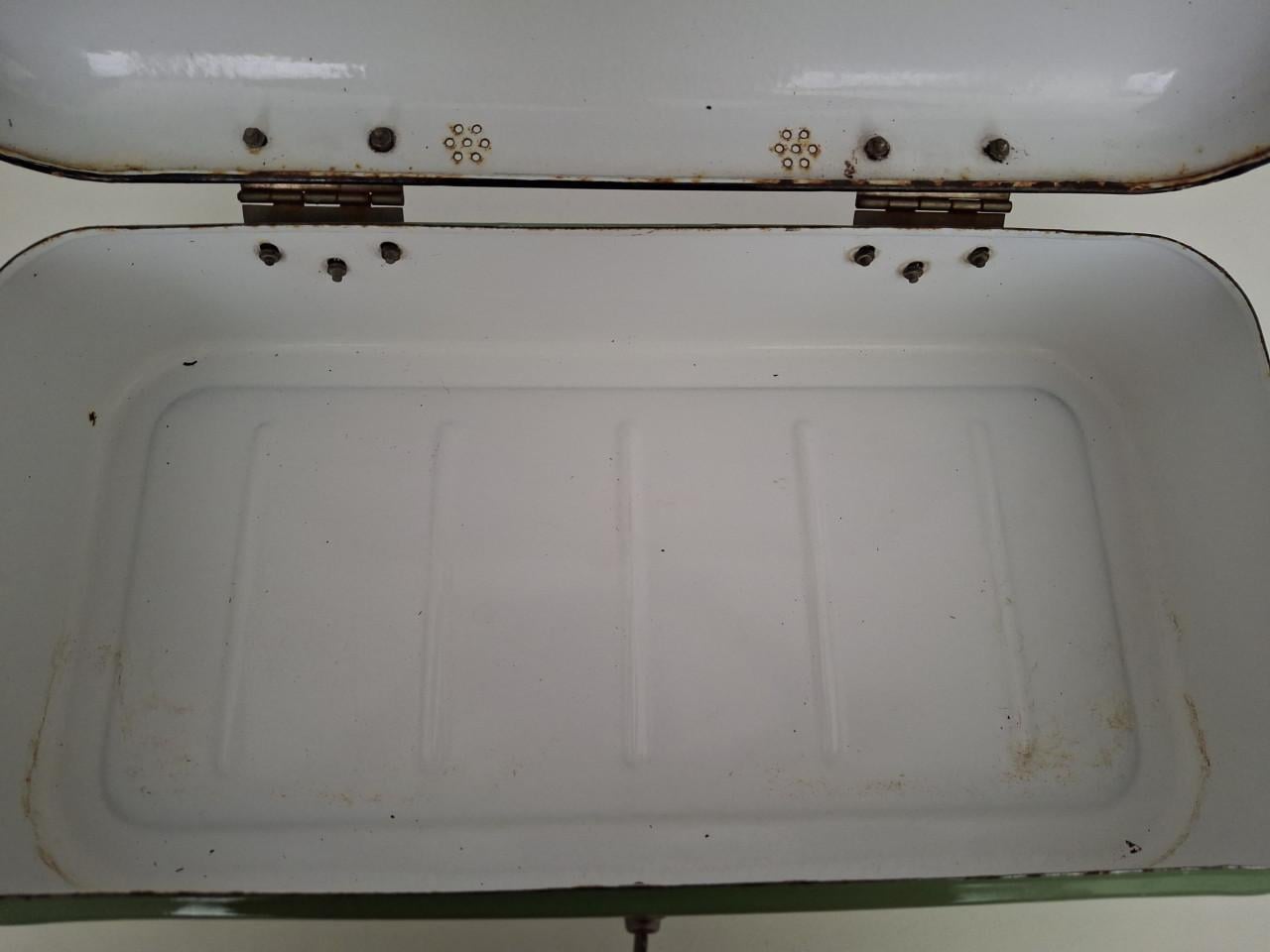 Reseda emaille broodtrommel