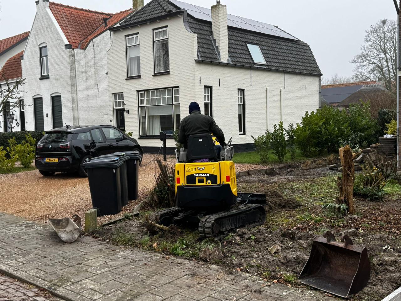 Minigraver werkzaamheden