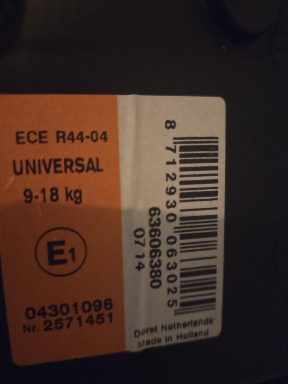 Maxi cosi autostoel tot 18 kg