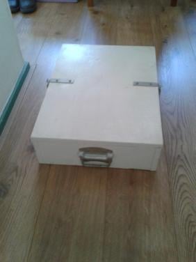 Houten kistje 52,5 - 38 - 14 cm