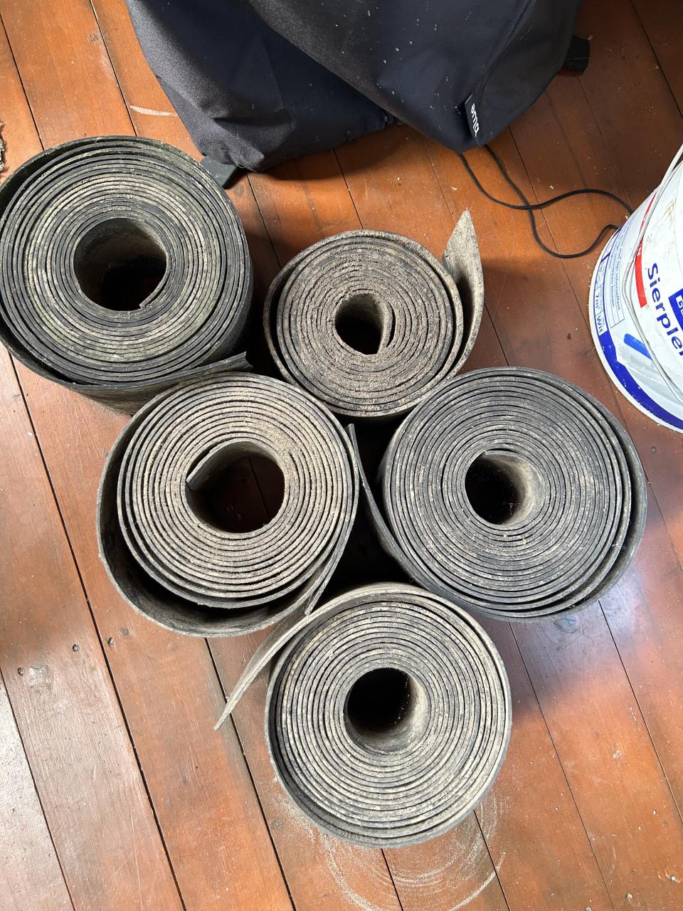 Rubberen borderranden +/- 20 mtr