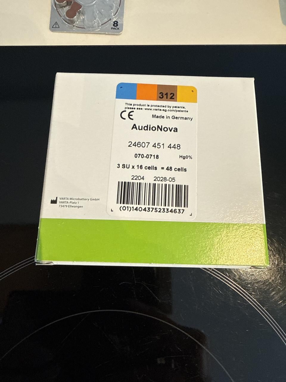 Batterijtjes voor hoorapparaten