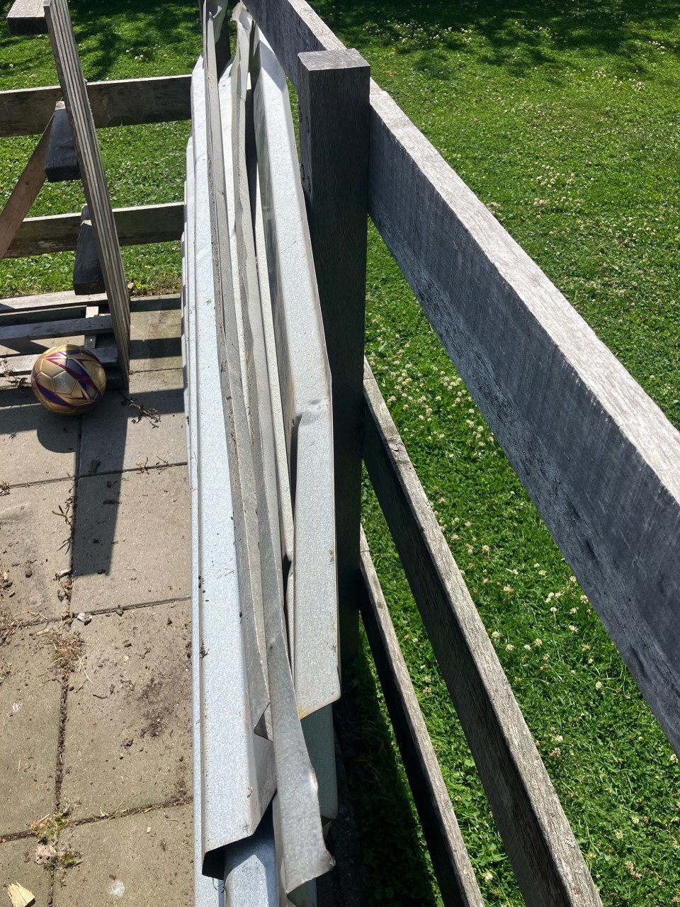 Metalen damwand platen