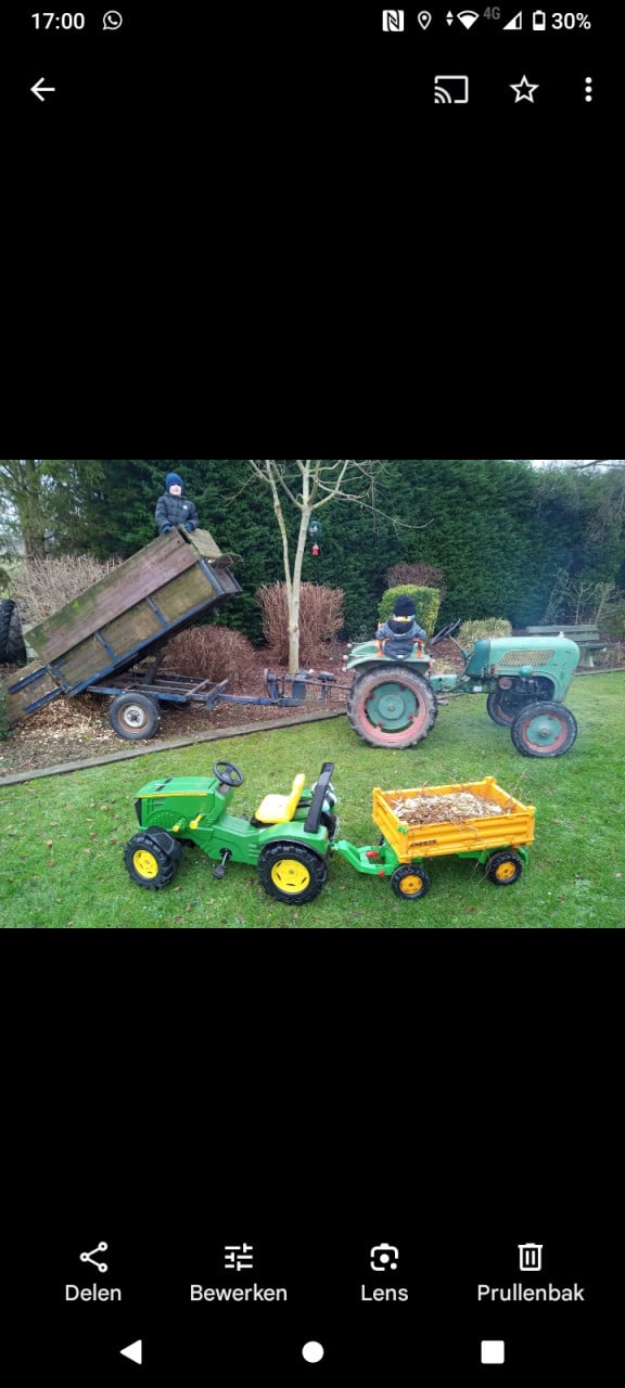 Kiepkar tuintractor