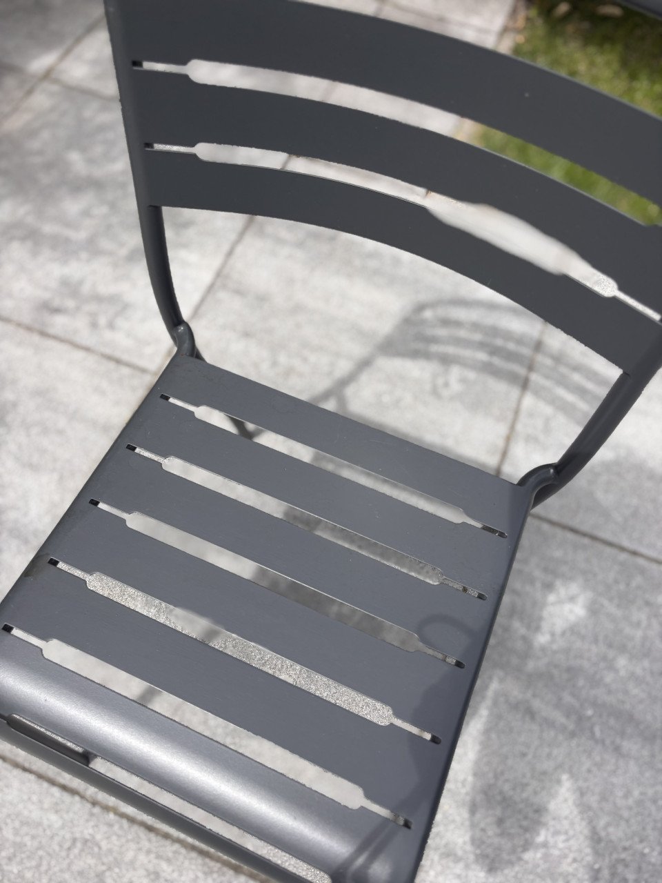 Stalen tuinstoelen