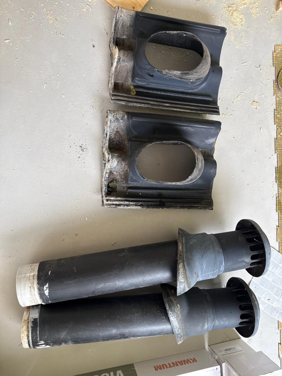 Dakdoorvoer ventilatie sneldek 2x