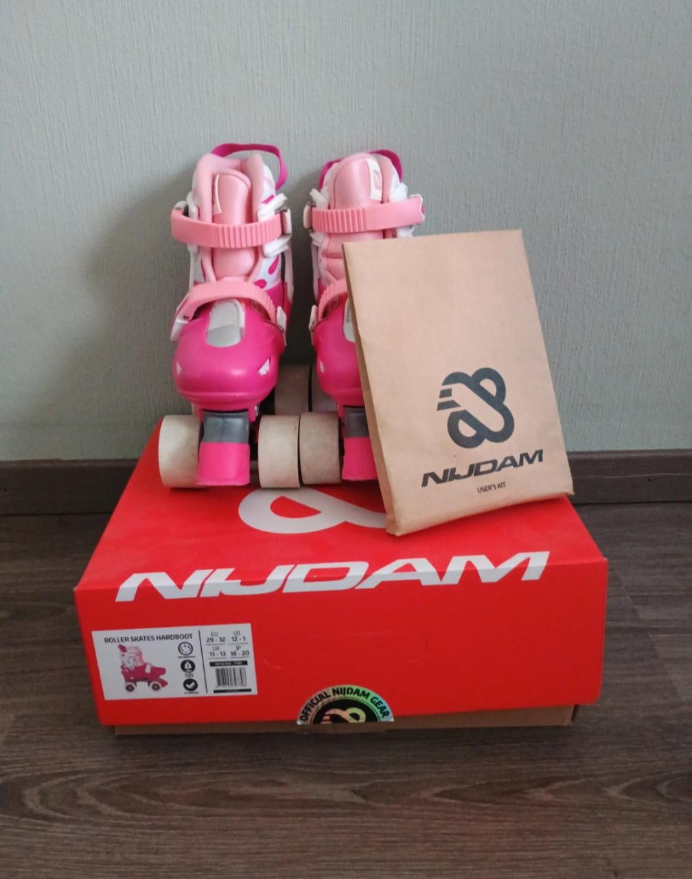 Rolschaatsen Nijdam maat 29-32 met toebehoren